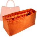 Organizer for [Garden Party 36, Hermes] Tote Purse Bag Insert Liner Shaper (Silk, Trapezoid Shape with Zip Pocket)