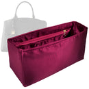 Organizer for [Petit Palais, LV] Tote Purse Bag Insert Liner Shaper (Silk, Trapezoid Shape with Zip Pocket)