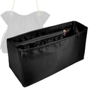 Organizer for [Jamie Shopping Bag, Saint Laurent (YSL)] Tote Purse Bag Insert Liner Shaper (Silk, Trapezoid Shape with Zip Pocket)