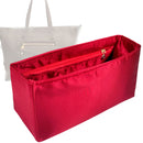 Organizer for [Lumineuse PM, LV] Tote Purse Bag Insert Liner Shaper (Silk, Trapezoid Shape with Zip Pocket)