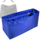 Organizer for [Maida Hobo, LV] Tote Purse Bag Insert Liner Shaper (Silk, Trapezoid Shape with Zip Pocket)