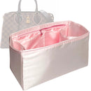 Organizer for [Normandy, LV] Tote Purse Bag Insert Liner Shaper (Silk, Trapezoid Shape with Zip Pocket)