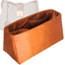 Organizer for [Padlock Medium GG, Gucci] Tote Purse Bag Insert Liner Shaper (Silk, Trapezoid Shape with Zip Pocket)