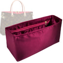 Organizer for [Pallas MM, LV] Tote Purse Bag Insert Liner Shaper (Silk, Trapezoid Shape with Zip Pocket)
