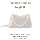 Organizer for [CarryAll BB, LV] Bag Insert (Felt, Trapezoid Taper Shape)