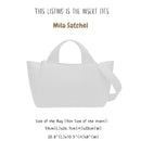 Organizer for [Mila Satchel, Cuyana] Bag Insert (Felt, Contour Fit)