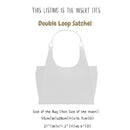 Organizer for [Double Loop Satchel, Cuyana] Bag Insert (Felt, with Detachable Zip Pouch)