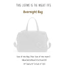 Organizer for [Overnight Bag, Cuyana] Bag Insert (Felt, Long Zip and Open Compartment)