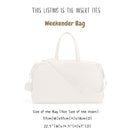 Organizer for [Weekender Bag, Cuyana] Bag Insert (Felt, Long Zip and Open Compartment)