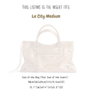 Organizer for [Le City Medium, Balenciaga] Bag Insert (Felt, Wide Open Pockets)