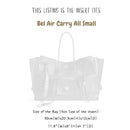 Organizer for [Bel Air Carry All Small, Balenciaga] Bag Insert (Felt, Long Zip and Open Compartment)