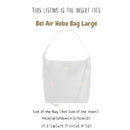 Organizer for [Bel Air Hobo Bag Large, Balenciaga] Bag Insert (Felt, Long Zip and Open Compartment)