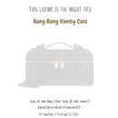Organizer for [Bang Bang Vanity Case, Bottega Veneta] Bag Insert (Felt, Slim with Zip Pocket)