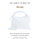 Organizer for [BV Hop Mini, Bottega Veneta] Bag Insert (Felt, Trapezoid Taper Shape)