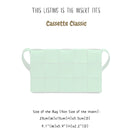 Organizer for [Cassette Clasic, Bottega Veneta] Bag Insert (Felt, Slim with Zip Pocket)