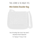 Organizer for [Mini Cobble Shoulder Bag, Bottega Veneta] Bag Insert (Felt, Slim with Zip Pocket)