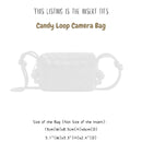 Organizer for [Loop Camera Bag Candy, Bottega Veneta] Bag Insert (Felt, Slim with Zip Pocket)