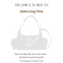 Organizer for [Camera Bag 34cm, Chloe] Bag Insert (Felt, Long Zip and Open Compartment)