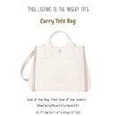 Organizer for [Carry Tote 40cm, Chloe] Bag Insert (Felt, with Detachable Zip Pouch)