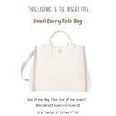 Organizer for [Small Carry Tote, Chloe] Bag Insert (Felt, with Detachable Zip Pouch)