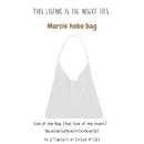 Organizer for [Marcie Hobo Bag 36cm, Chloe] Bag Insert (Felt, Trapezoid Taper Shape)