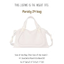 Organizer for [Paraty 24 Bag 42cm, Chloe] Bag Insert (Felt, Long Zip and Open Compartment)