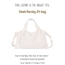 Organizer for [Small Paraty 24 Bag, Chloe] Bag Insert (Felt, Long Zip and Open Compartment)