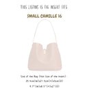 Organizer for [Small Camille 16, Celine] Bag Insert (Felt, Slim with Zip Pocket)