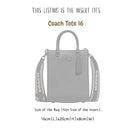 Organizer for [Tote 16 With Signature Canvas, Coach] Bag Insert (Felt, Slim with Zip Pocket)