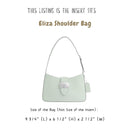 Organizer for [Eliza Shoulder Bag, Coach] Bag Insert (Felt, Slim with Zip Pocket)