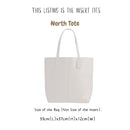 Organizer for [North Tote 32, Coach] Bag Insert (Nylon, Zip Cover with Handle)