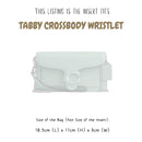 Organizer for [Tabby Crossbody Wristlet, Coach] Bag Insert (Nylon, Slim Shape)