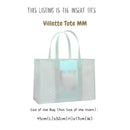 Organizer for [Villette Tote GM, Goyard] Bag Insert (Felt, Curved Shape)