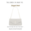 Organizer for [Calypso Small, Saint Laurent (YSL)] Bag Insert (Felt, Slim with Zip Pocket)