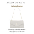 Organizer for [Calypso Medium, Saint Laurent (YSL)] Bag Insert (Felt, Slim with Zip Pocket)