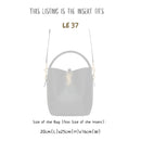 Organizer for [LE 37 20W 25H, Saint Laurent (YSL)] Bag Insert (Felt, Long Zip and Open Compartment)