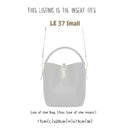 Organizer for [LE 37 Small, Saint Laurent (YSL)] Bag Insert (Felt, Long Zip and Open Compartment)