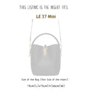 Organizer for [LE 37 Mini, Saint Laurent (YSL)] Bag Insert (Felt, Slim with Zip Pocket)