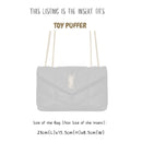 Organizer for [Toy Puffer, Saint Laurent (YSL)] Bag Insert (Felt, Slim with Zip Pocket)