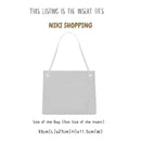 Organizer for [Niki Shopping 33cm, Saint Laurent (YSL)] Bag Insert (Felt, Trapezoid Taper Shape)