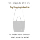 Organizer for [Toy Shopping Saint Laurent in Leather, Saint Laurent (YSL)] Bag Insert (Felt, Slim with Zip Pocket)