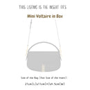 Organizer for [Mini Voltaire in Box 21cm, Saint Laurent (YSL)] Bag Insert (Felt, Perfect Fit)