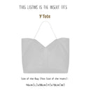 Organizer for [Y Tote 46cm, Saint Laurent (YSL)] Bag Insert (Felt, Contour Fit)