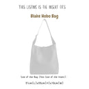 Organizer for [Blake Hobo Bag, The Row] Bag Insert (Felt, Trapezoid Taper Shape)