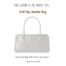 Organizer for [E/W Top-Handle Bag, The Row] Bag Insert (Felt, Trapezoid Taper Shape)