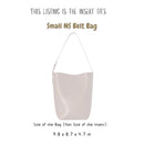 Organizer for [Small NS Belt Bag, The Row] Bag Insert (Felt, Long Zip and Open Compartment)