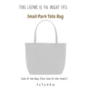 Organizer for [Small Park Tote Bag, The Row] Bag Insert (Felt, Contour Fit)