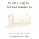 Organizer for [Small Eleanor Rectangular Bag, Tory Burch] Bag Insert (Felt, Slim with Zip Pocket)