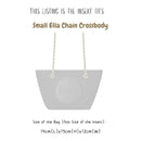 Organizer for [Small Ella Chain Crossbody, Tory Burch] Bag Insert (Felt, Contour Fit)