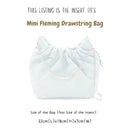 Organizer for [Mini Fleming Drawstring Bag, Tory Burch] Bag Insert (Felt, Slim with Zip Pocket)